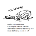 Concept Art for Ice Worm.